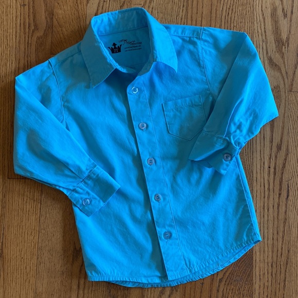 Littlest Prince Couture Button Down Shirt with Bow Tie, boys, 2T - Picture 6 of 10